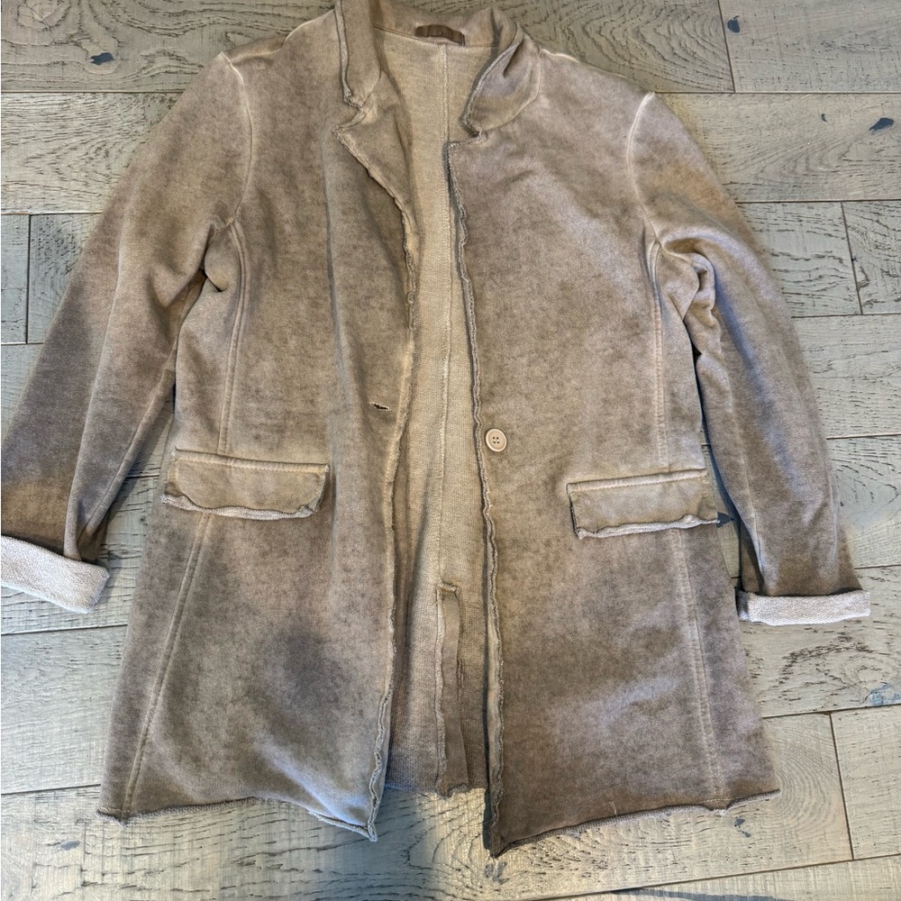 Baci French terry blazer